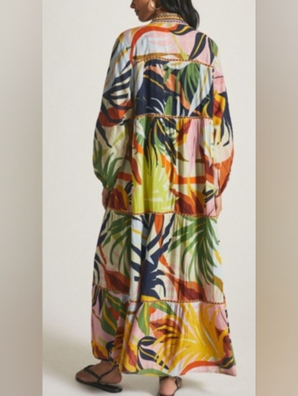 Anthropologie Colorfull Kimono. Tropical Print Kimono